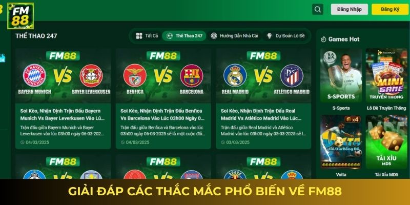 Hỏi đáp cùng người chơi để giải đáp mọi vấn đề về FM88